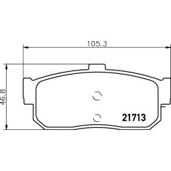 Brake Pad Set MINTEX MDB1501