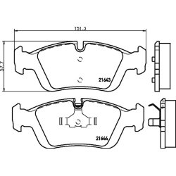 Brake Pad Set MINTEX MDB1538 MINTEX