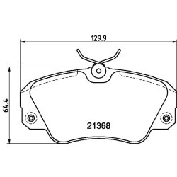Brake Pad Set MINTEX MDB1540 OE Ref 1605785