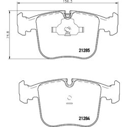 Brake Pad Set MINTEX MDB1551 OE Ref 34111160712