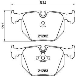 Brake Pad Set MINTEX MDB1552 OE Ref 1159960