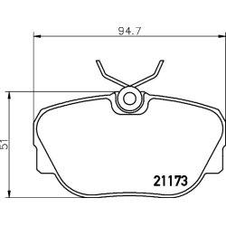 Brake Pad Set MINTEX MDB1583