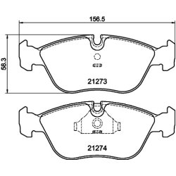Brake Pad Set MINTEX MDB1614 OE Ref 9485593