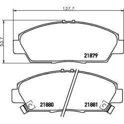 Brake Pad Set MINTEX MDB1635 OE Ref 45022SE0G10 MINTEX
