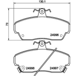 Brake Pad Set MINTEX MDB1654 OE Ref GBP90321