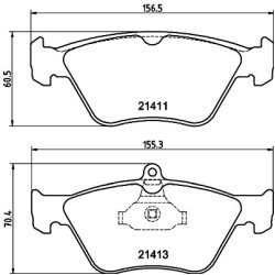 Brake Pad Set MINTEX MDB1683 OE Ref 1605003