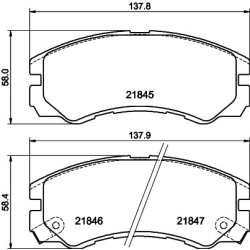 Brake Pad Set MINTEX MDB1685 OE Ref 8972068660