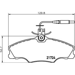 Brake Pad Set MINTEX MDB1731 OE Ref 425131