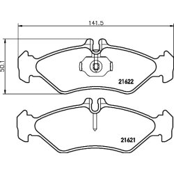 Brake Pad Set MINTEX MDB1737