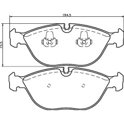 Brake Pad Set MINTEX MDB1746 OE Ref 8N0698151D MINTEX