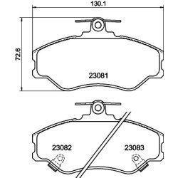 Brake Pad Set MINTEX MDB1762 OE Ref 5810144A10