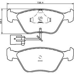 Brake Pad Set MINTEX MDB1810 MINTEX