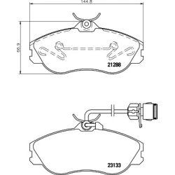 Brake Pad Set MINTEX MDB1820 OE Ref 441698151E
