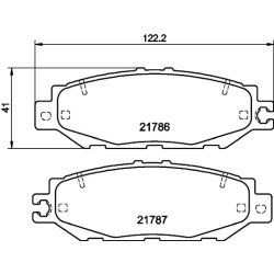 Brake Pad Set MINTEX MDB1841 OE Ref AY060TY012