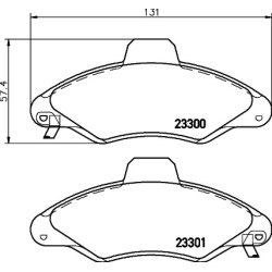 Brake Pad Set MINTEX MDB1842 OE Ref 1048310
