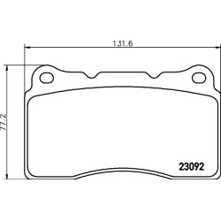 Brake Pad Set MINTEX MDB1859 OE Ref 410605555R