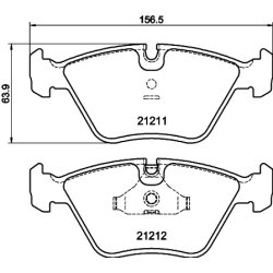 Brake Pad Set MINTEX MDB1878 OE Ref 447698151C