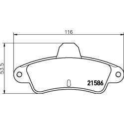 Brake Pad Set MINTEX MDB1885 MINTEX