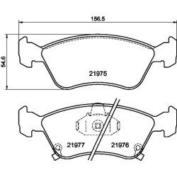 Brake Pad Set MINTEX MDB1892 OE Ref 04465YZZCG