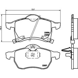 Brake Pad Set MINTEX MDB1907