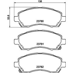 Brake Pad Set MINTEX MDB1917 OE Ref 26296AE000