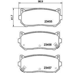 Brake Pad Set MINTEX MDB1922 OE Ref 0K2FC2628Z