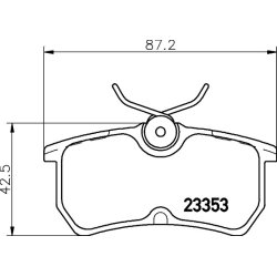 Brake Pad Set MINTEX MDB1959 OE Ref 1425407