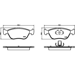 Brake Pad Set MINTEX MDB1984 OE Ref 9485267