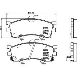 Brake Pad Set MINTEX MDB2054 MINTEX