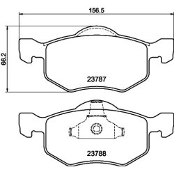 Brake Pad Set MINTEX MDB2083 OE Ref YL842L361BA