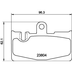 Brake Pad Set MINTEX MDB2136 OE Ref 0446650090 MINTEX
