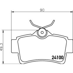 Brake Pad Set MINTEX MDB2139 OE Ref F4ZZ2200A MINTEX