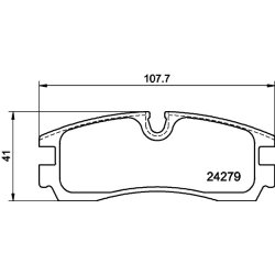Brake Pad Set MINTEX MDB2140 OE Ref 18040044 MINTEX