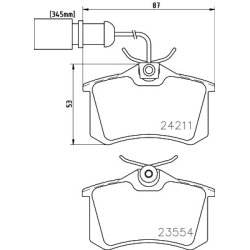 Brake Pad Set MINTEX MDB2147 OE Ref 8D0698451B