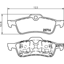Brake Pad Set MINTEX MDB2163 MINTEX