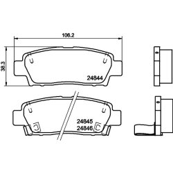 Brake Pad Set MINTEX MDB2165 OE Ref AY060TY014