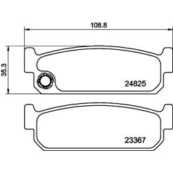 Brake Pad Set MINTEX MDB2175 OE Ref 4406060486 MINTEX