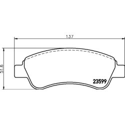 Brake Pad Set MINTEX MDB2183 MINTEX