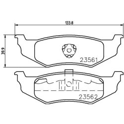 Brake Pad Set MINTEX MDB2185