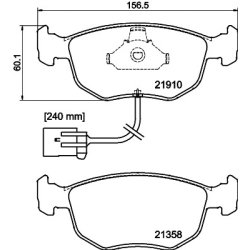Brake Pad Set MINTEX MDB2193 OE Ref 6827587