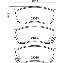 Brake Pad Set MINTEX MDB2204 MINTEX