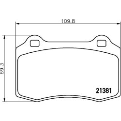 Brake Pad Set MINTEX MDB2221 OE Ref 6KL698151