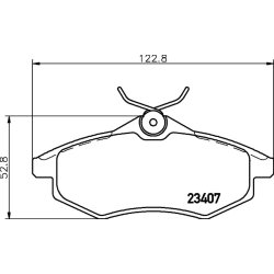 Brake Pad Set MINTEX MDB2253 OE Ref 425345