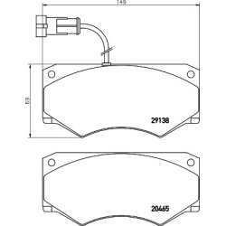 Brake Pad Set MINTEX MDB2270 MINTEX