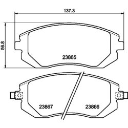 Brake Pad Set MINTEX MDB2274 OE Ref 32011463