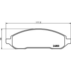 Brake Pad Set MINTEX MDB2292 MINTEX
