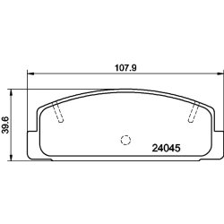 Brake Pad Set MINTEX MDB2309 OE Ref GJYB2648Z9C
