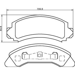 Brake Pad Set MINTEX MDB2372