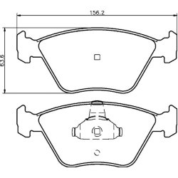 Brake Pad Set MINTEX MDB2415 OE Ref JLM21222