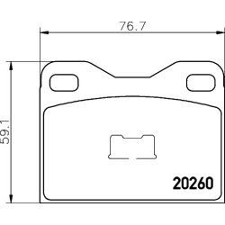 Brake Pad Set MINTEX MDB2424 MINTEX